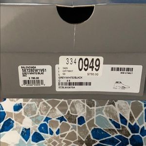 Gray Balenciaga women sneaker